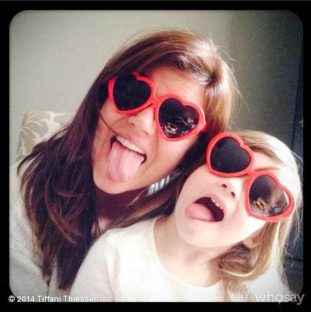 Tiffani Thiessen and Harper Tiffani Thiessen and Harper