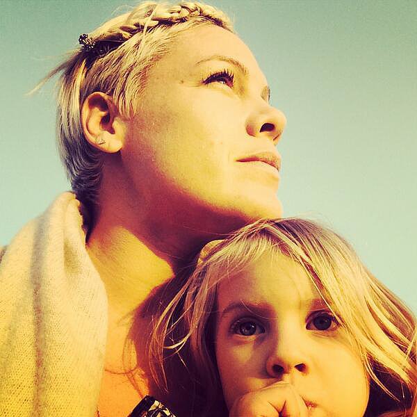 Pink reflected that "the most important jewels that will ever be wrapped around your neck are the arms of your children."
Source: Twitter user pink
Pink reflected that "the most important jewels that will ever be wrapped around your neck are the arms of your children."
Source: Twitter user pink