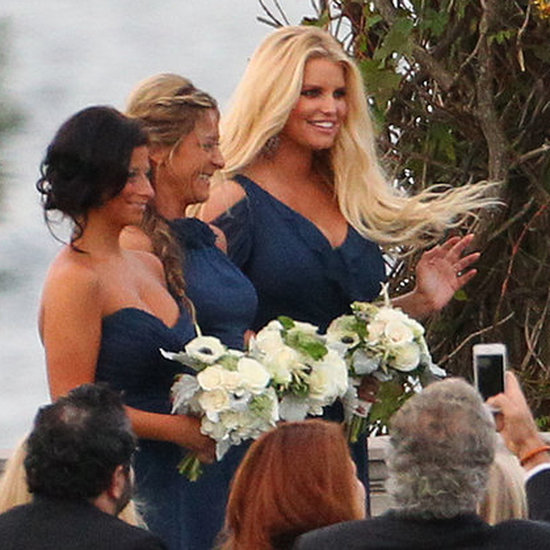 Jessica Simpson as a Bridesmaid For Her Friends Jessica Simpson as a Bridesmaid For Her Friends