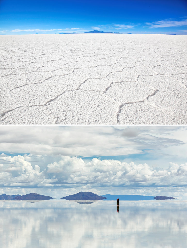 Literally Reflect at Salar de Uyuni in Bolivia Literally Reflect at Salar de Uyuni in Bolivia