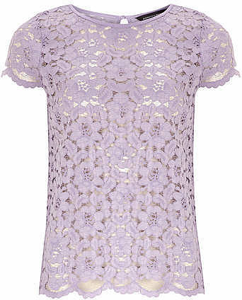 Dorothy Perkins Scallop Lace Tee Dorothy Perkins Scallop Lace Tee