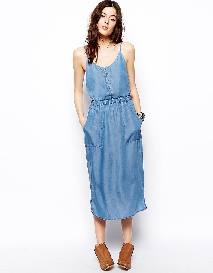 ASOS Denim Midi Dress ASOS Denim Midi Dress