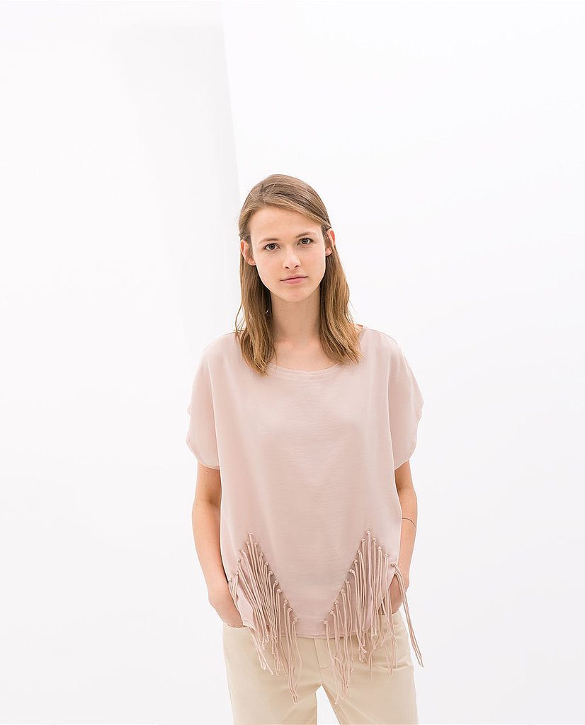 Zara Fringe T-Shirt Zara Fringe T-Shirt