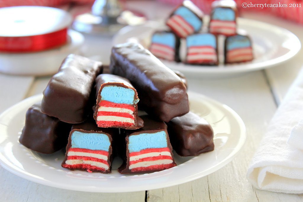 Red, White, and Blue Raspberry Candy Bars Red, White, and Blue Raspberry Candy Bars