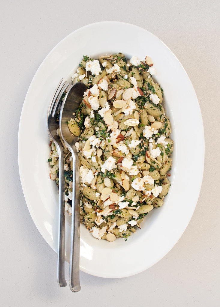 Pasta With Nettles, Almonds, and Feta Pasta With Nettles, Almonds, and Feta