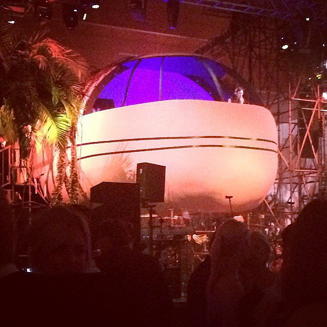 The scene at Chopard's big Cannes bash, which drew supermodels like Alessandra Ambrosio and Adriana Lima, was over-the-top in the best way possible. Held inside an airport hangar, the party was also host to a jumbo jet as the centerpiece of the decor. The DJ actually spun from inside its cockpit!
The scene at Chopard's big Cannes bash, which drew supermodels like Alessandra Ambrosio and Adriana Lima, was over-the-top in the best way possible. Held inside an airport hangar, the party was also host to a jumbo jet as the centerpiece of the decor. The DJ actually spun from inside its cockpit!