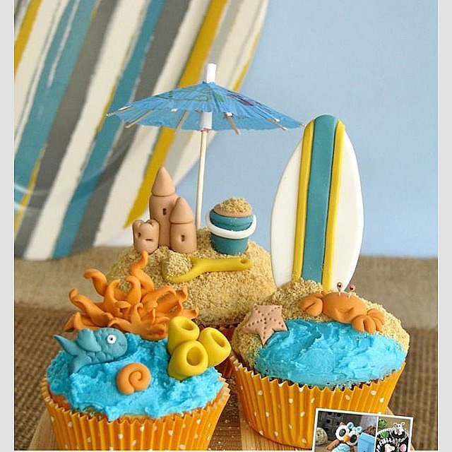 Sand Castle Cupcakes Sand Castle Cupcakes