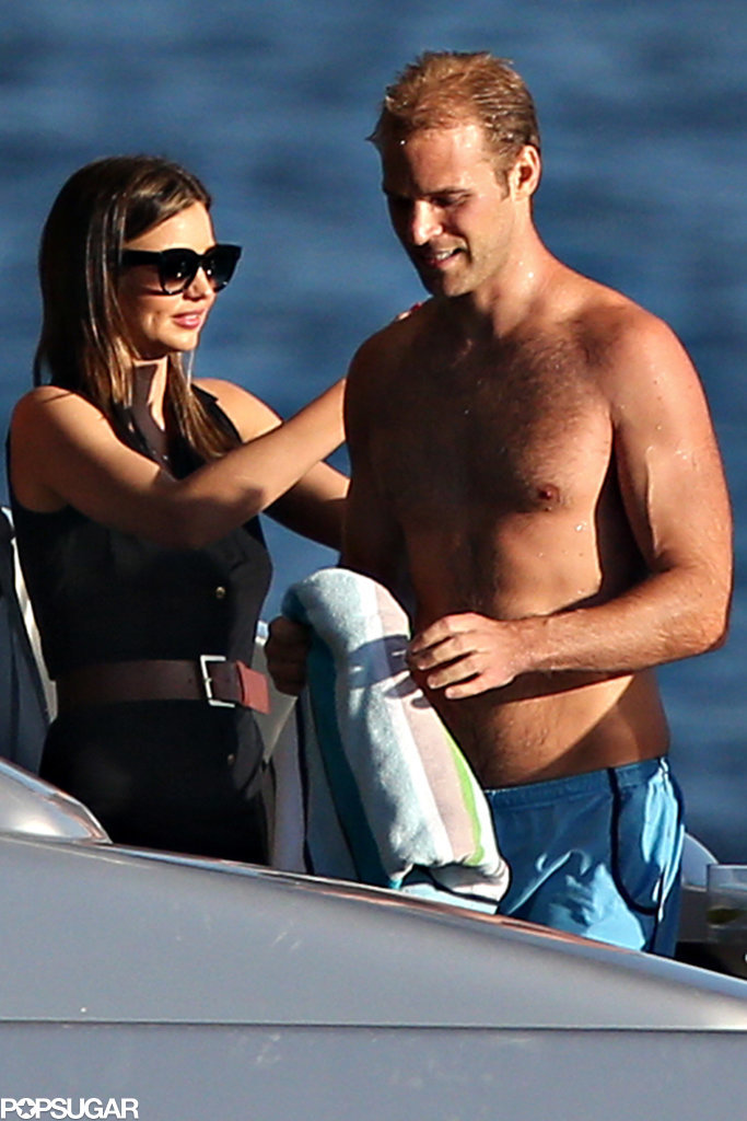Miranda Kerr Cozies Up to a Hot New Guy Miranda Kerr Cozies Up to a Hot New Guy