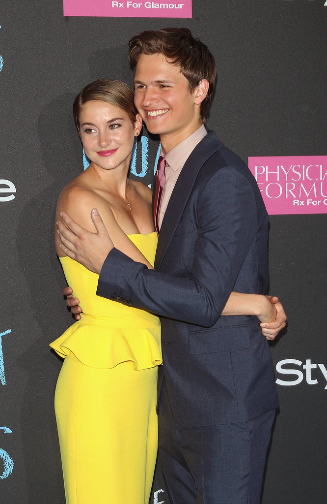 Shailene Woodley and Ansel Elgort embraced at The Fault in Our Stars' NYC premiere on Monday.
Shailene Woodley and Ansel Elgort embraced at The Fault in Our Stars' NYC premiere on Monday.