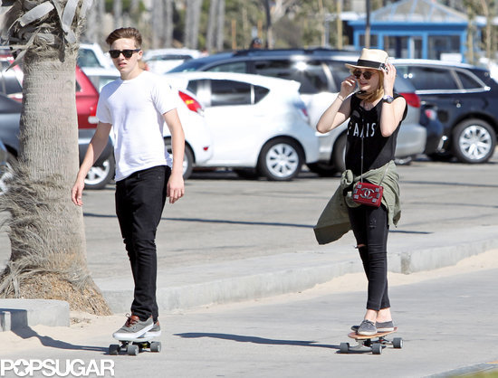 Chloë Moretz and Brooklyn Beckham Have a Truly Adorable Skate Date Chloë Moretz and Brooklyn Beckham Have a Truly Adorable Skate Date