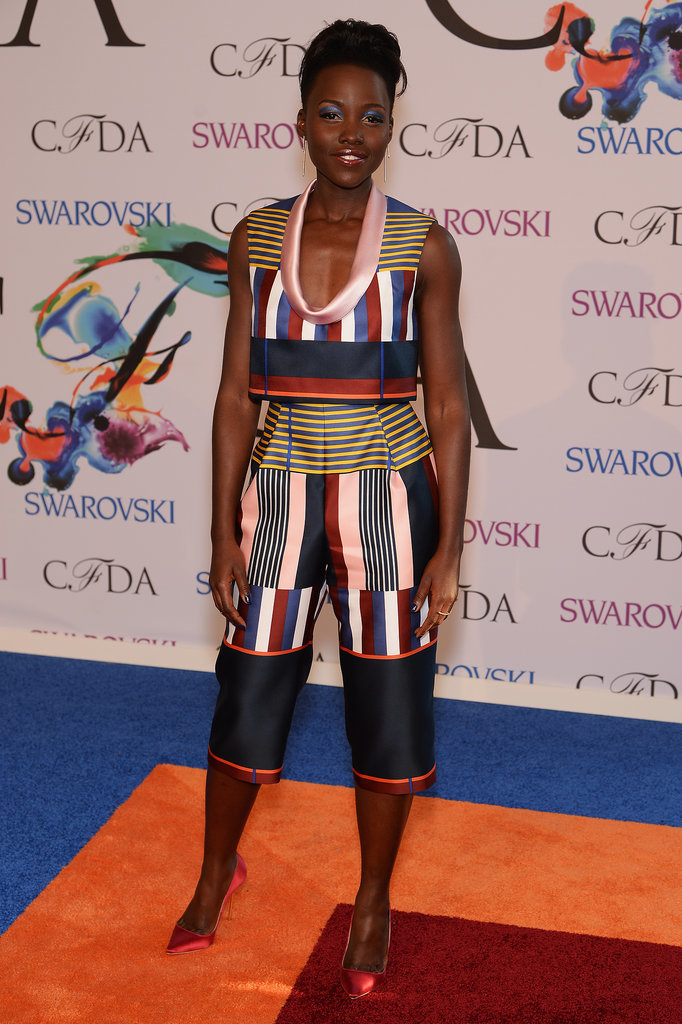 Lupita Nyong'o at the 2014 CFDA Awards Lupita Nyong'o at the 2014 CFDA Awards