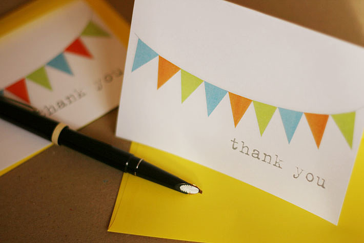 Banner Thank You Card Banner Thank You Card