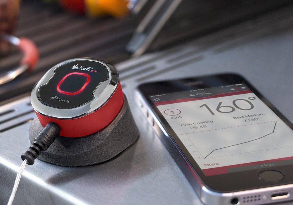 With the iGrill mini thermometer ($40), Dad can step away from the grill and spend more time with friends and family. From up to 150 feet away, he'll know when the meats are ready because the device will send an alert to his phone.
With the iGrill mini thermometer ($40), Dad can step away from the grill and spend more time with friends and family. From up to 150 feet away, he'll know when the meats are ready because the device will send an alert to his phone.