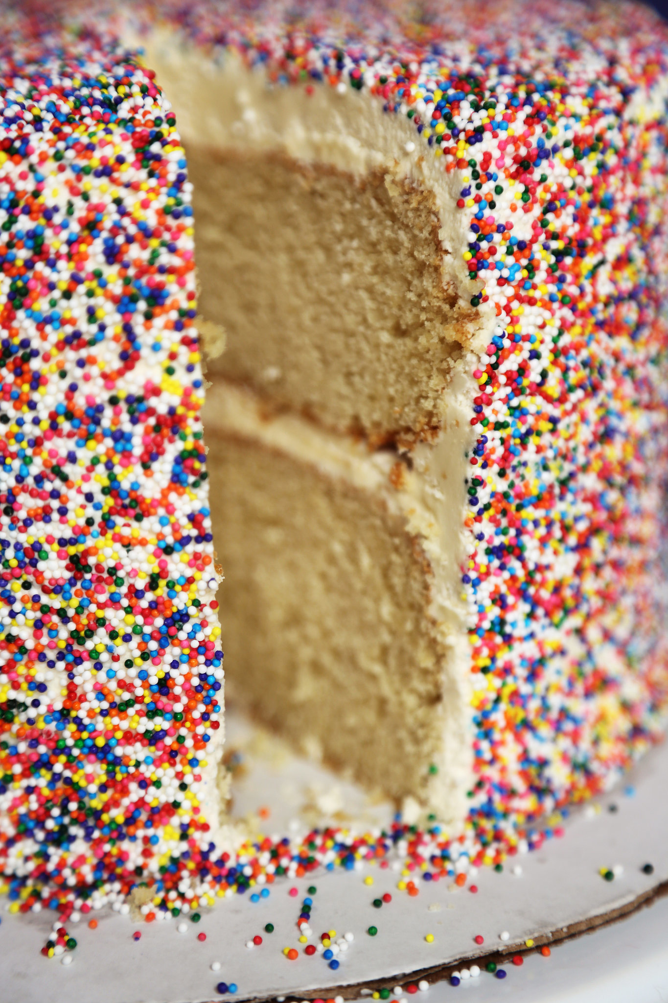 yellow-birthday-cake-with-rainbow-sprinkles-recipe-popsugar-food