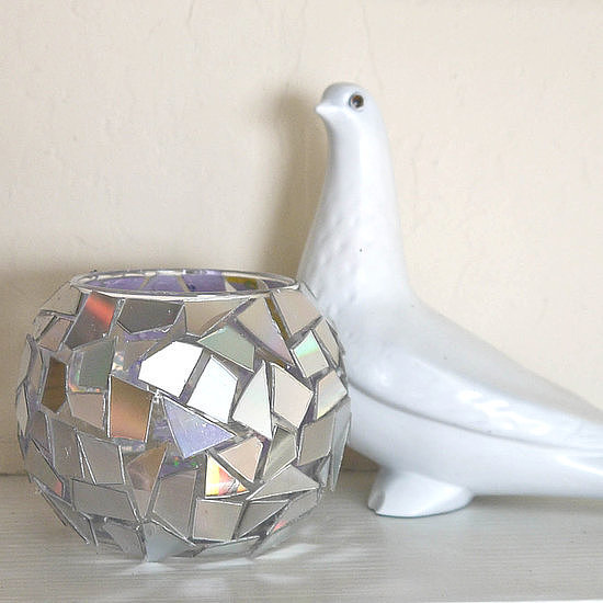 DVD Mosaic Candleholder DVD Mosaic Candleholder