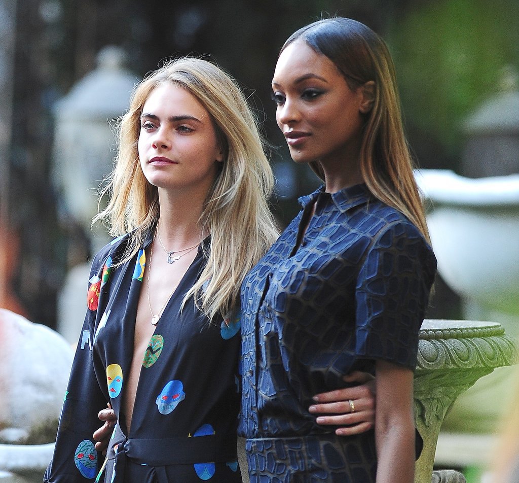 Cara Delevingne and Jourdan Dunn Cara Delevingne and Jourdan Dunn