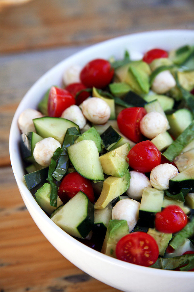 Cucumber Avocado Caprese Salad Cucumber Avocado Caprese Salad