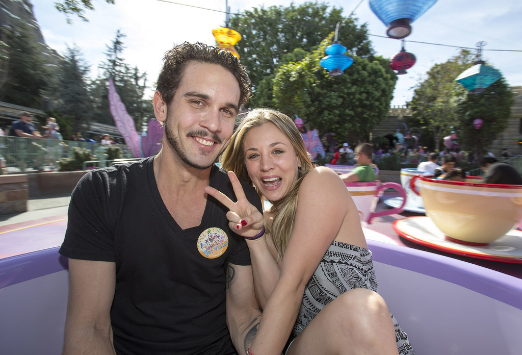 Kaley Cuoco and Ryan Sweeting took a teacup ride at Disneyland in February 2014.
Kaley Cuoco and Ryan Sweeting took a teacup ride at Disneyland in February 2014.