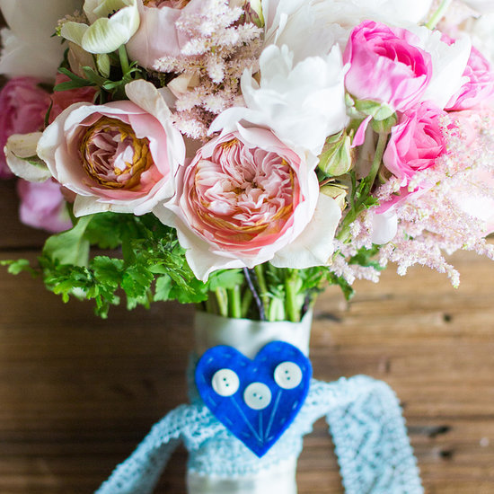 Felt Heart Something Blue DIY Felt Heart Something Blue DIY