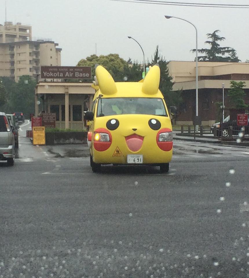 "This is the pikachu bus. It picks up children for school on my Air Force base."
Source: Reddit user Not_A_Greenhouse via Imgur
"This is the pikachu bus. It picks up children for school on my Air Force base."
Source: Reddit user Not_A_Greenhouse via Imgur