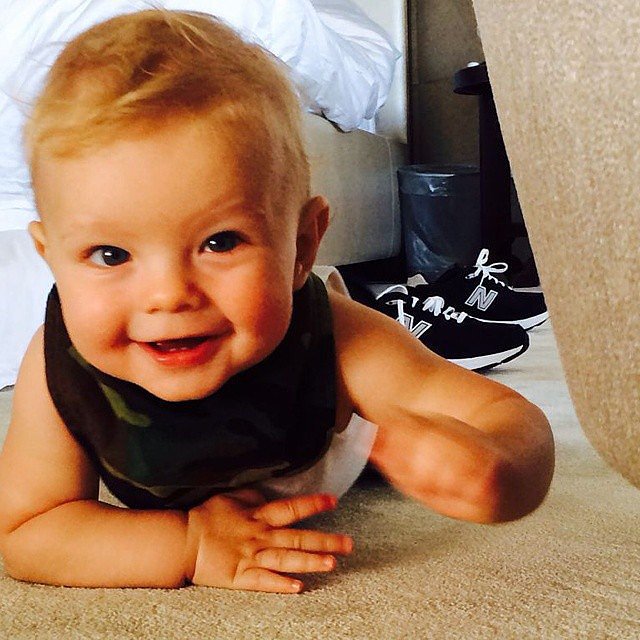 Josh Duhamel snapped a shot of his little crawler on Father's Day, writing, "Proud to be this kid's dad. Happy Father's Day to all the dads out there."
Source: Instagram user joshduhamel
Josh Duhamel snapped a shot of his little crawler on Father's Day, writing, "Proud to be this kid's dad. Happy Father's Day to all the dads out there."
Source: Instagram user joshduhamel