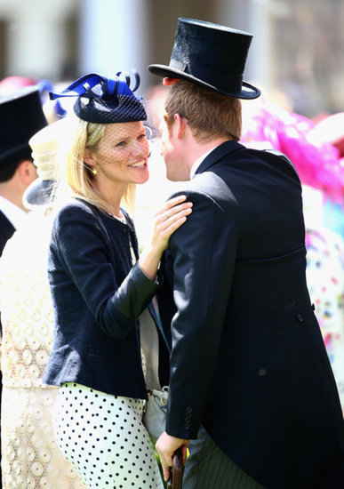 One Lucky Blonde Catches Prince Harry's Eye at Ascot One Lucky Blonde Catches Prince Harry's Eye at Ascot