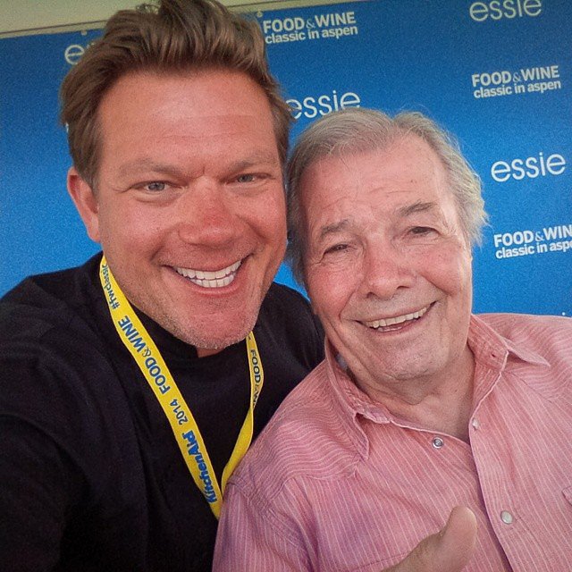 Tyler Florence Took a Selfie With Jacques Pépin Tyler Florence Took a Selfie With Jacques Pépin