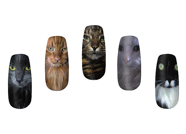 Yes, the cats on these nail wraps ($10 for 14) are definitely judging you. But you wouldn't want it any other way, right?
Yes, the cats on these nail wraps ($10 for 14) are definitely judging you. But you wouldn't want it any other way, right?