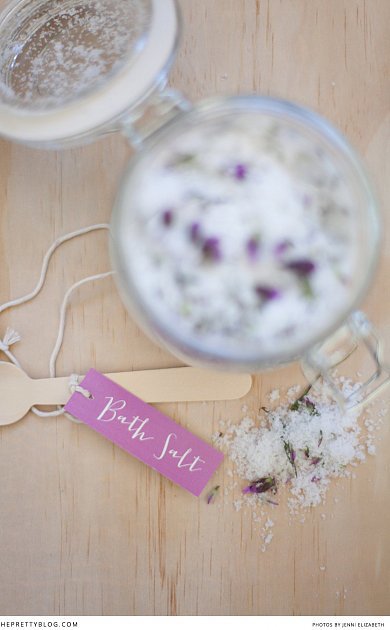 "Spoil Yourself" Bath Salt Packaging "Spoil Yourself" Bath Salt Packaging
