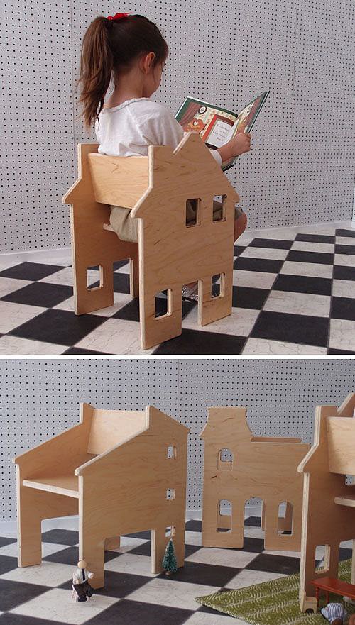 A Chair That's Also a Dollhouse A Chair That's Also a Dollhouse