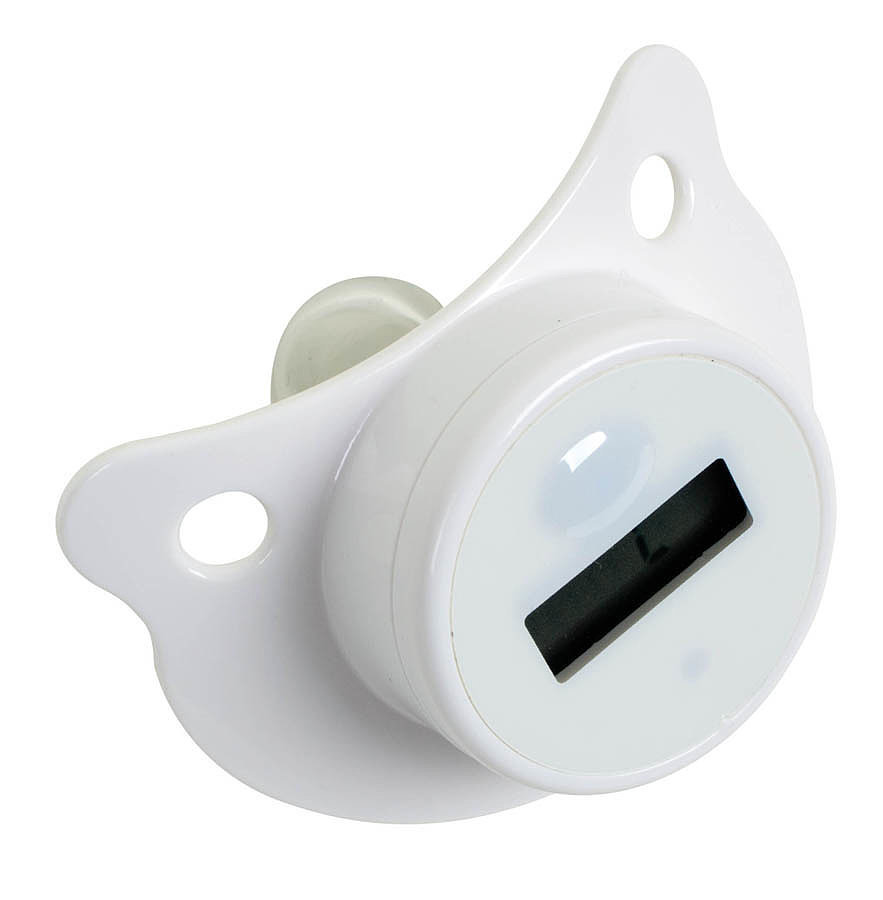 A Pacifier That Takes Your Baby's Temperature A Pacifier That Takes Your Baby's Temperature