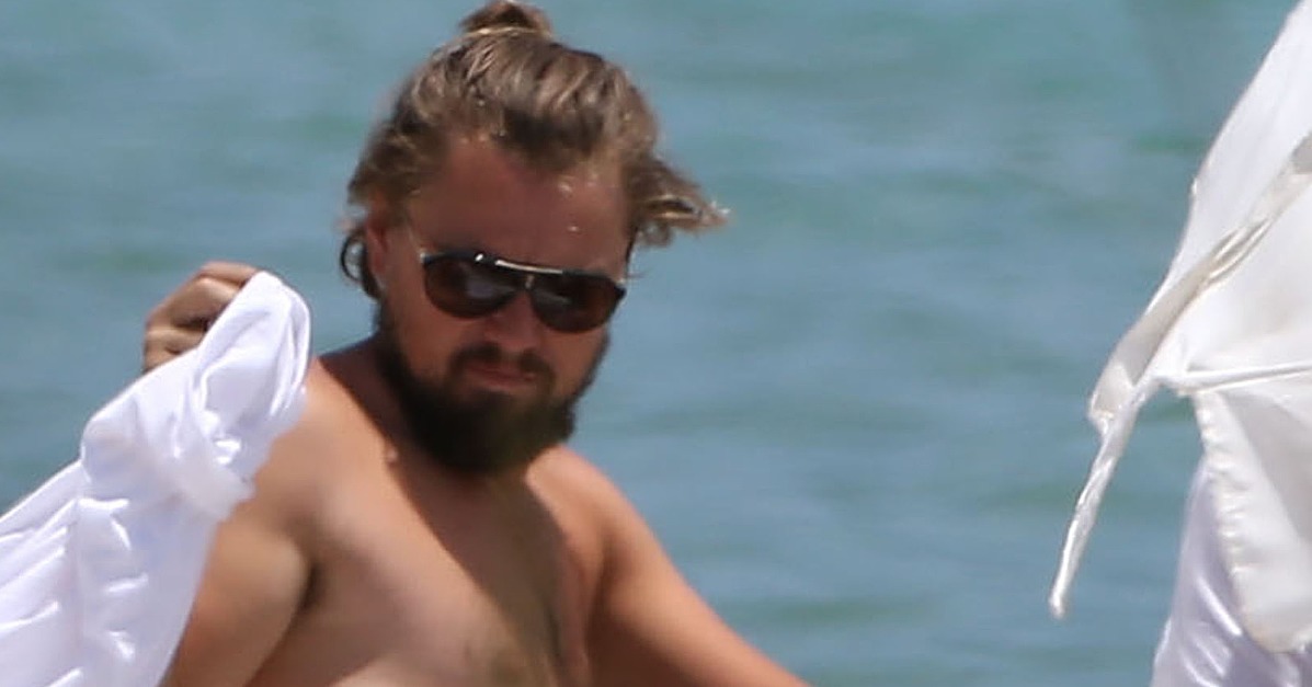 Shirtless Leonardo Dicaprio In Miami Beach Pictures Popsugar Celebrity