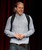 Charlie Hunnam’s favourite accessory at the TCAs 2014 Charlie Hunnam’s favourite accessory at the TCAs 2014