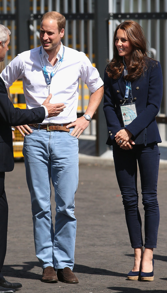 Kate, Will, and Harry Avoid a Photobomb at the Commonwealth Games