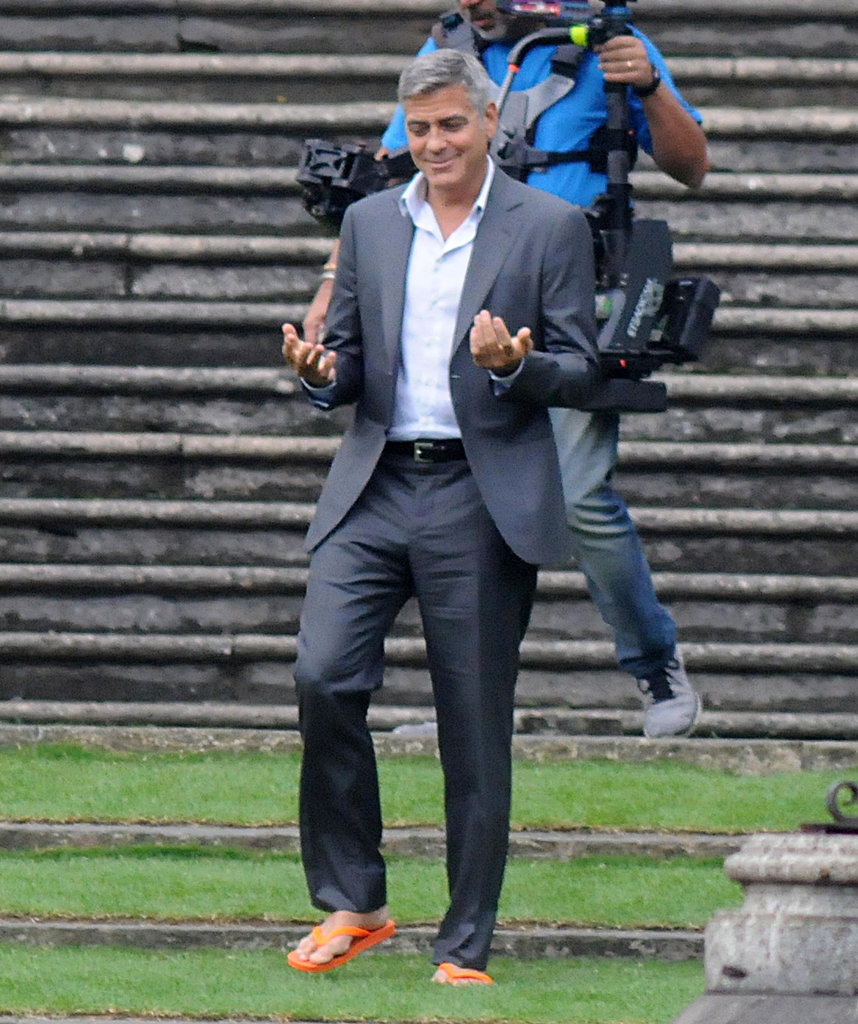 George Clooney and JEAN DUJARDIN doing a new NESPRESSO SPOT - Page 2 George-Clooney-Brad-Pitt-Angelina-Jolie-Wedding
