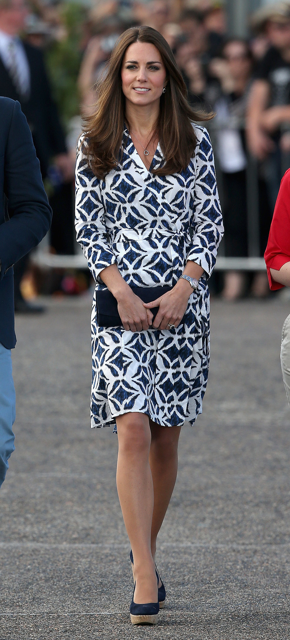 Kate Middleton In A DVF Wrap Dress The Statue Of Liberty Is About To kate-middleton-in-a-dvf-wrap-dress-the-statue-of-liberty-is-about-to