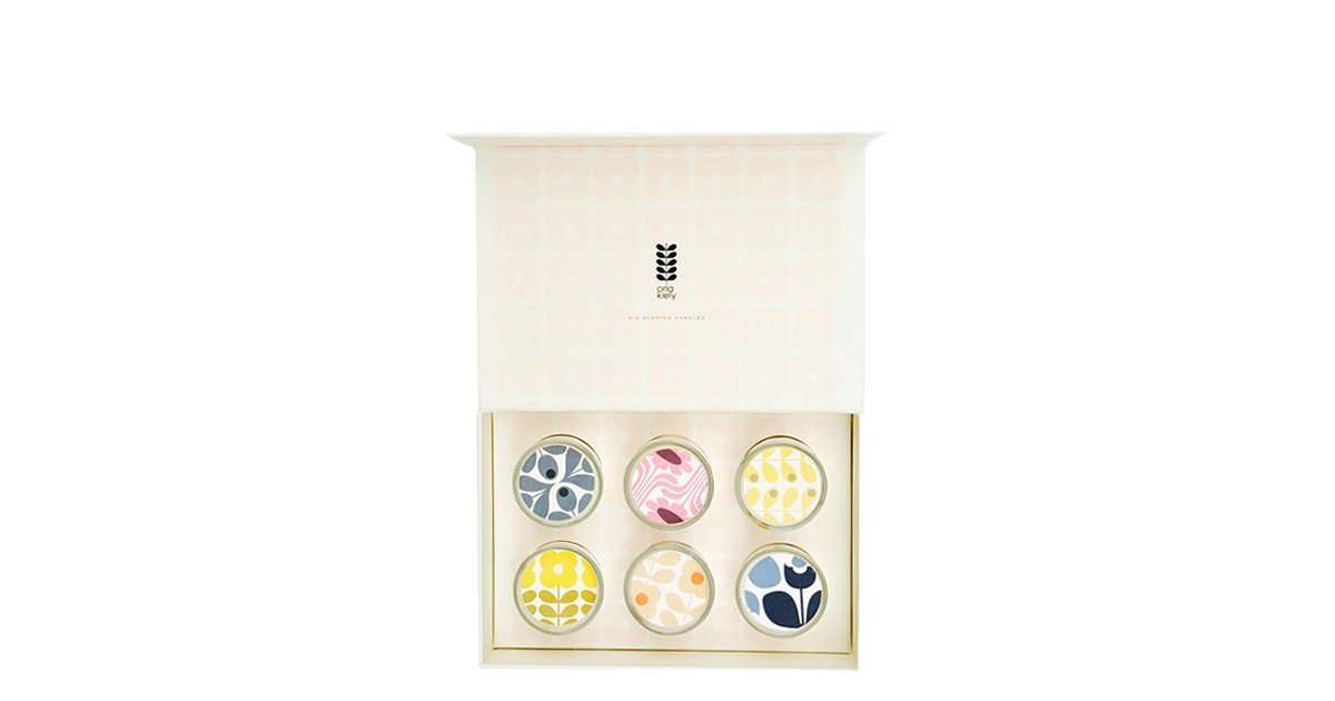 Orla Kiely Mini Candle Gift Set (44) 50 Affordable Gifts Tailored