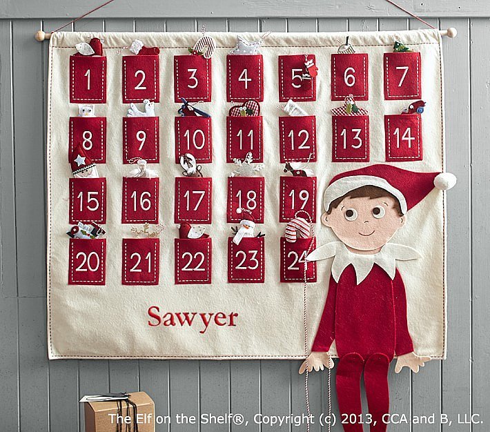 The Elf on the Shelf Advent Calendar 30 Fun Ways to Upgrade Your Elf