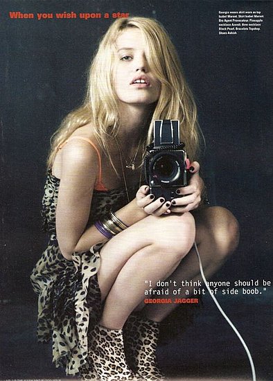 Georgia May Jagger for I-D Winter 2009