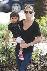 Elin Nordegren(Tiger's wife) and her kids out and about