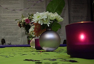DIY Christmas Ball Vases