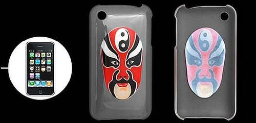 Beijing Opera Mask Style iPhone 3G/ 3GS Case