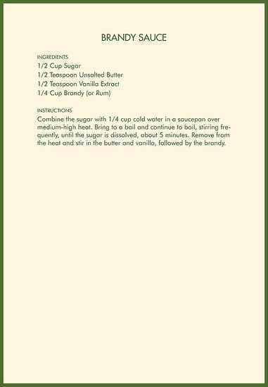 Brandy Sauce
