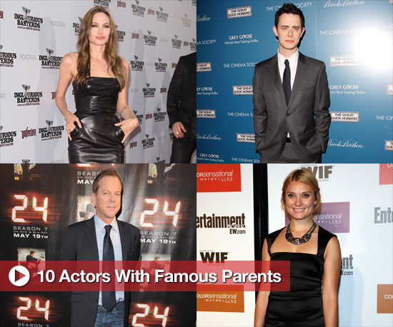 Buzz's 10 Favorite Actors With Famous Parents Buzz's 10 Favorite Actors With Famous Parents