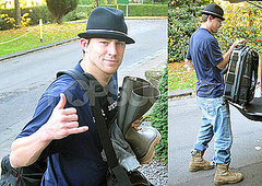 Photos of Channing Tatum Filming Eagle of the Ninth