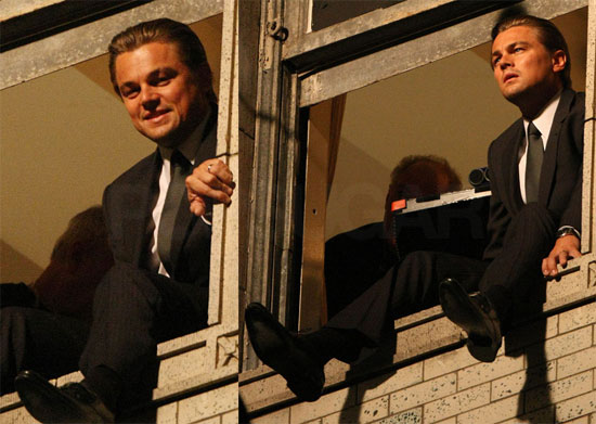 Photos of Leonardo DiCaprio Filming Inception in LA 2009-10-23 09:18:52