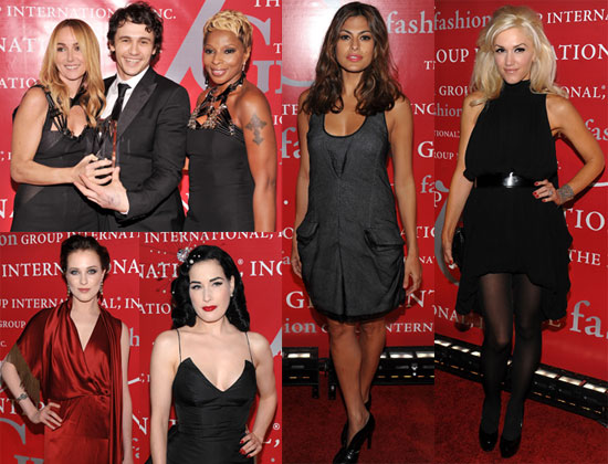 Photos of Gwen Stefani, Dita von Teese, Emmy Rossum, Eva Mendes, Evan Rachel Wood, James Franco at Fashion Group Internatinal Photos of Gwen Stefani, Dita von Teese, Emmy Rossum, Eva Mendes, Evan Rachel Wood, James Franco at Fashion Group Internatinal