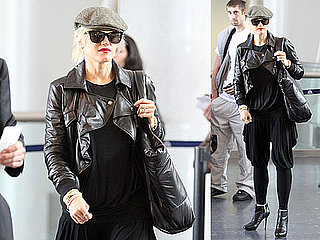 Photos of Gwen Stefani as She Boards a Flight Leaving From LAX