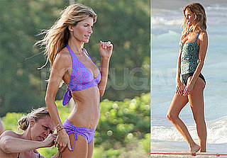 Photos of Victoria's Secret Angel Marisa Miller on a Bikini Photo Shoot in St Barts