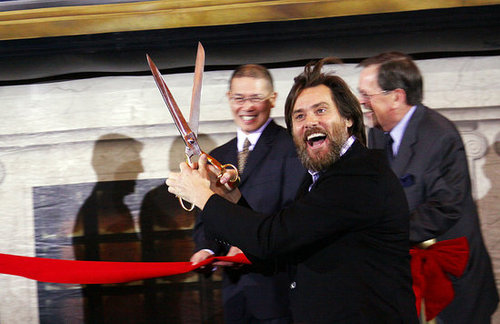 Photos of Jim Carrey and Jenny McCarthy in NYC for A Christmas Carol 2009-11-01 07:00:00